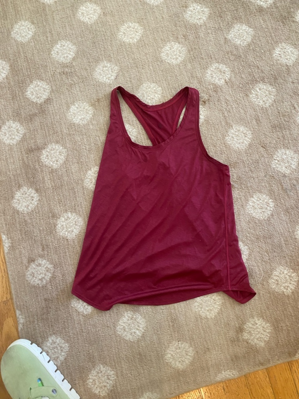 Lululemon Racerback Tank Top in Burgundy